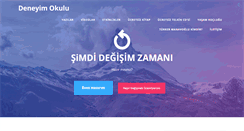 Desktop Screenshot of deneyimokulu.com